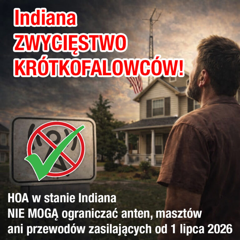 HOA nie mogą ograniczać anten, masztów oraz przewodów zasilających